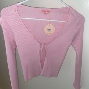 Verge girl pink cardigan